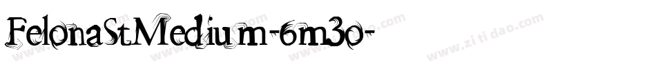 FelonaStMedium-6m3o字体转换
