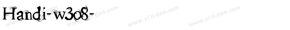 Handi-w3o8字体转换 Handi-w3o8字体转换
