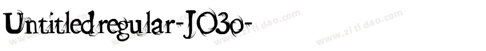 Untitledregular-JO3o字体转换 Untitledregular-JO3o字体转换
