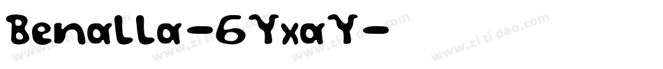 Benalla-6YxaY字体转换