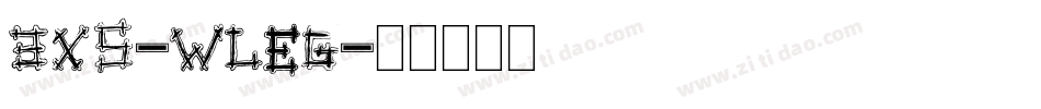 3X5-wle6字体转换