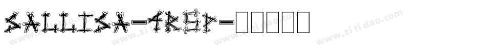 Sallisa-4r5p字体转换 Sallisa-4r5p字体转换
