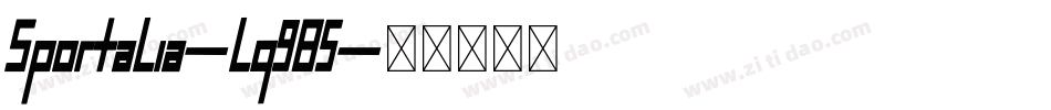 Sportalia-lg9B5字体转换 Sportalia-lg9B5字体转换
