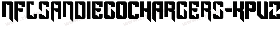 NflSanDiegoChargers-KpVZ字体转换