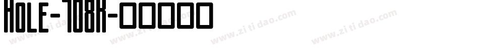 Hole-7O8K字体转换
