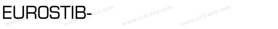EUROSTIB字体转换