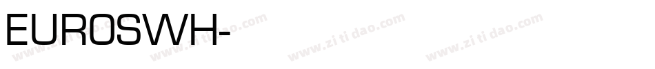 EUROSWH字体转换