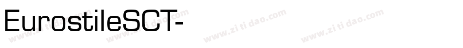 EurostileSCT字体转换