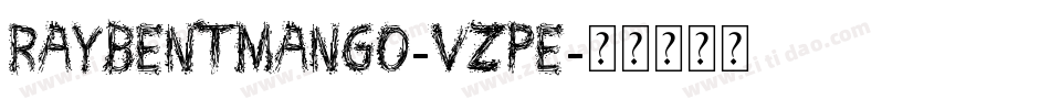 RaybentMango-vzPE字体转换