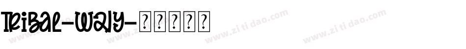 Tribal-WZ1Y字体转换