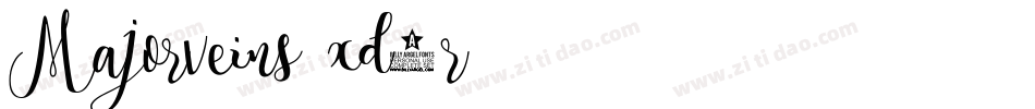 Majorveins-xd5r字体转换 Majorveins-xd5r字体转换