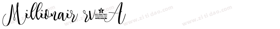 Millionair-rv4A字体转换