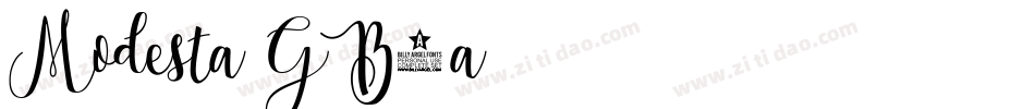 Modesta-GB4a字体转换 Modesta-GB4a字体转换