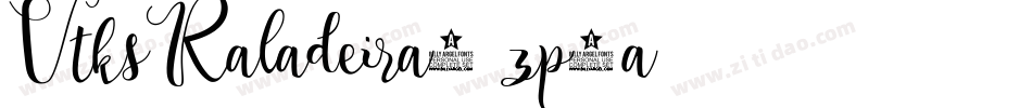 VtksRaladeira2-zp4a字体转换 VtksRaladeira2-zp4a字体转换
