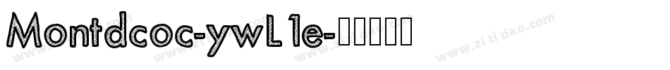Montdcoc-ywL1e字体转换
