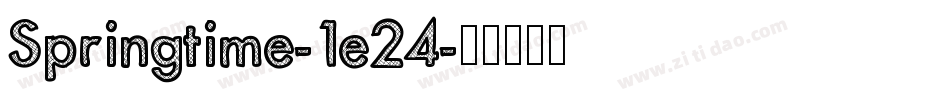 Springtime-1e24字体转换