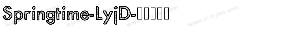 Springtime-LyjD字体转换