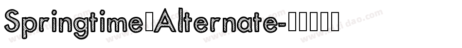 Springtime_Alternate字体转换