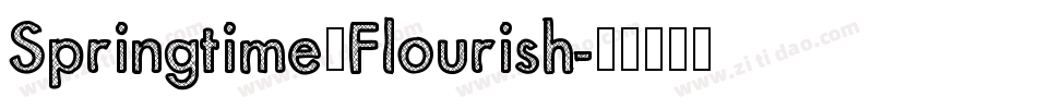 Springtime_Flourish字体转换