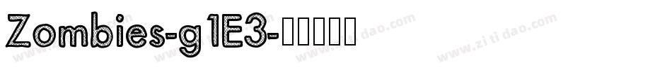 Zombies-g1E3字体转换