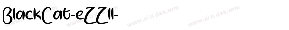 BlackCat-eZZ1l字体转换 BlackCat-eZZ1l字体转换