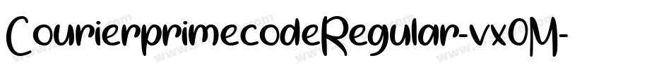 CourierprimecodeRegular-vx0M字体转换