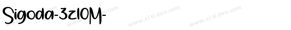 Sigoda-3zl0M字体转换 Sigoda-3zl0M字体转换