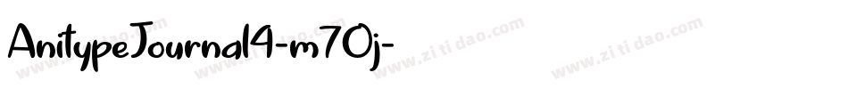 AnitypeJournal4-m7Oj字体转换