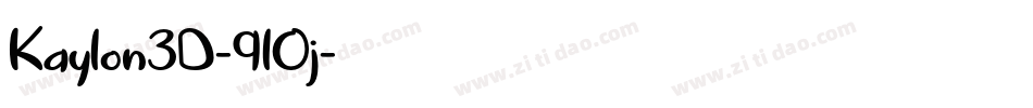 Kaylon3D-9lOj字体转换