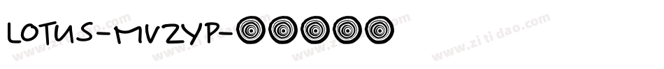 Lotus-MVZYp字体转换 Lotus-MVZYp字体转换
