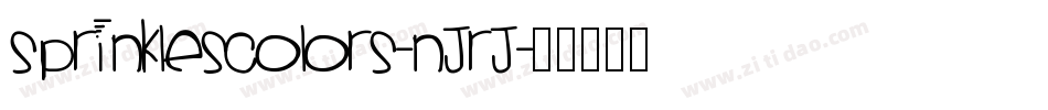 Sprinklescolors-njrJ字体转换