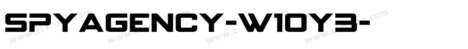 SpyAgency-w1oY3字体转换