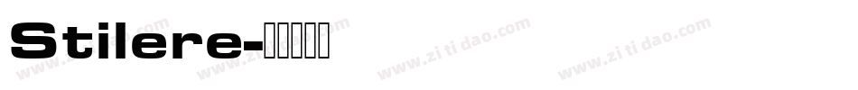 Stilere字体转换