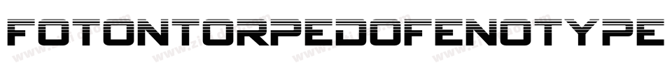 FotonTorpedoFenotype-g2xP字体转换