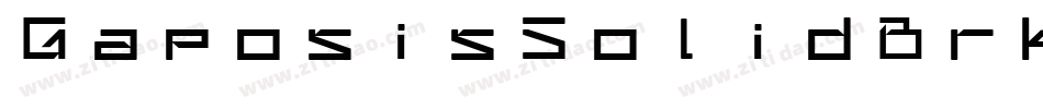 GaposisSolidBrk-j4rl字体转换