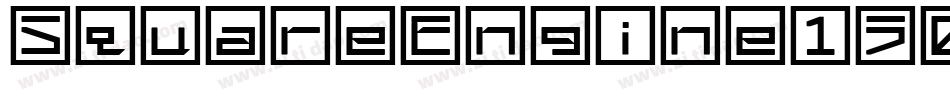 SquareEngine150SimplexBold-WMG字体转换