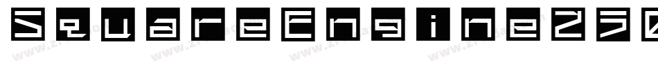 SquareEngine250ReflexBold-oD4字体转换