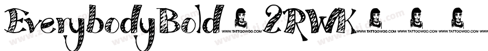 EverybodyBold-2RWK字体转换