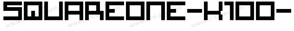 SquareOne-K10o字体转换