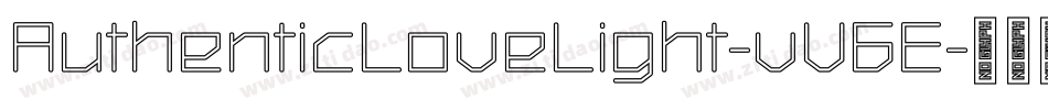 AuthenticLoveLight-vV6E字体转换