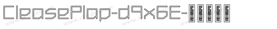 CleasePlap-d9x6E字体转换