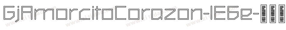 GjAmorcitoCorazon-lE6e字体转换