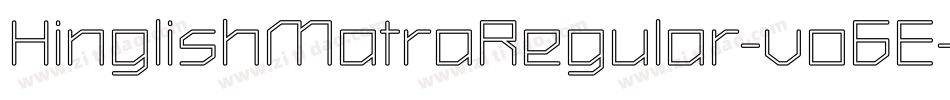 HinglishMatraRegular-vo6E字体转换