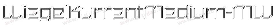 WiegelKurrentMedium-MW6e字体转换
