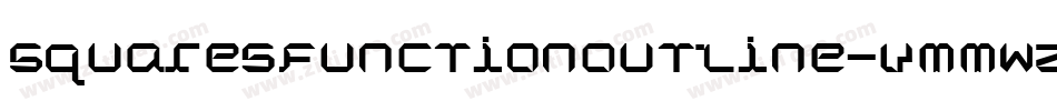 SquaresfunctionOutline-vmmWZ字体转换