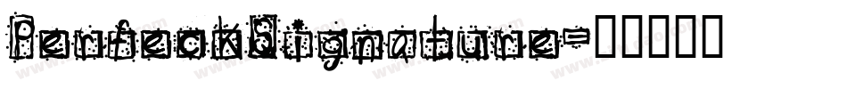 PerfeckSignature字体转换