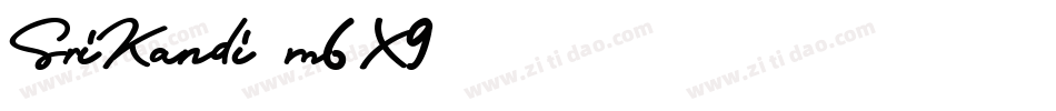 SriKandi-m6X9字体转换