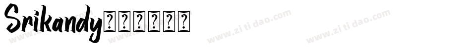 Srikandy字体转换
