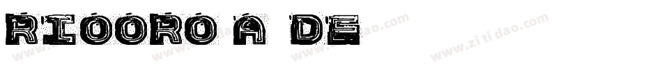 RioOro-a1dE字体转换
