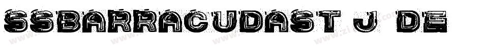 SsBarracudaSt-J1DE字体转换